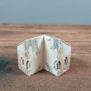 Gault Miniature Aged Architectural Model Building Diorama Rustic European